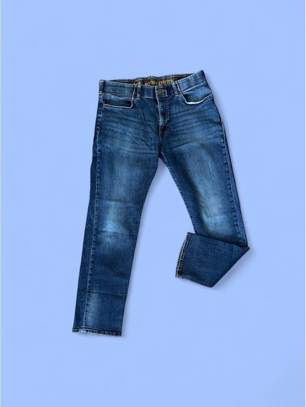 Lee Premium Select Dark Wash Straight Leg Motion Stretch Jeans 36x34